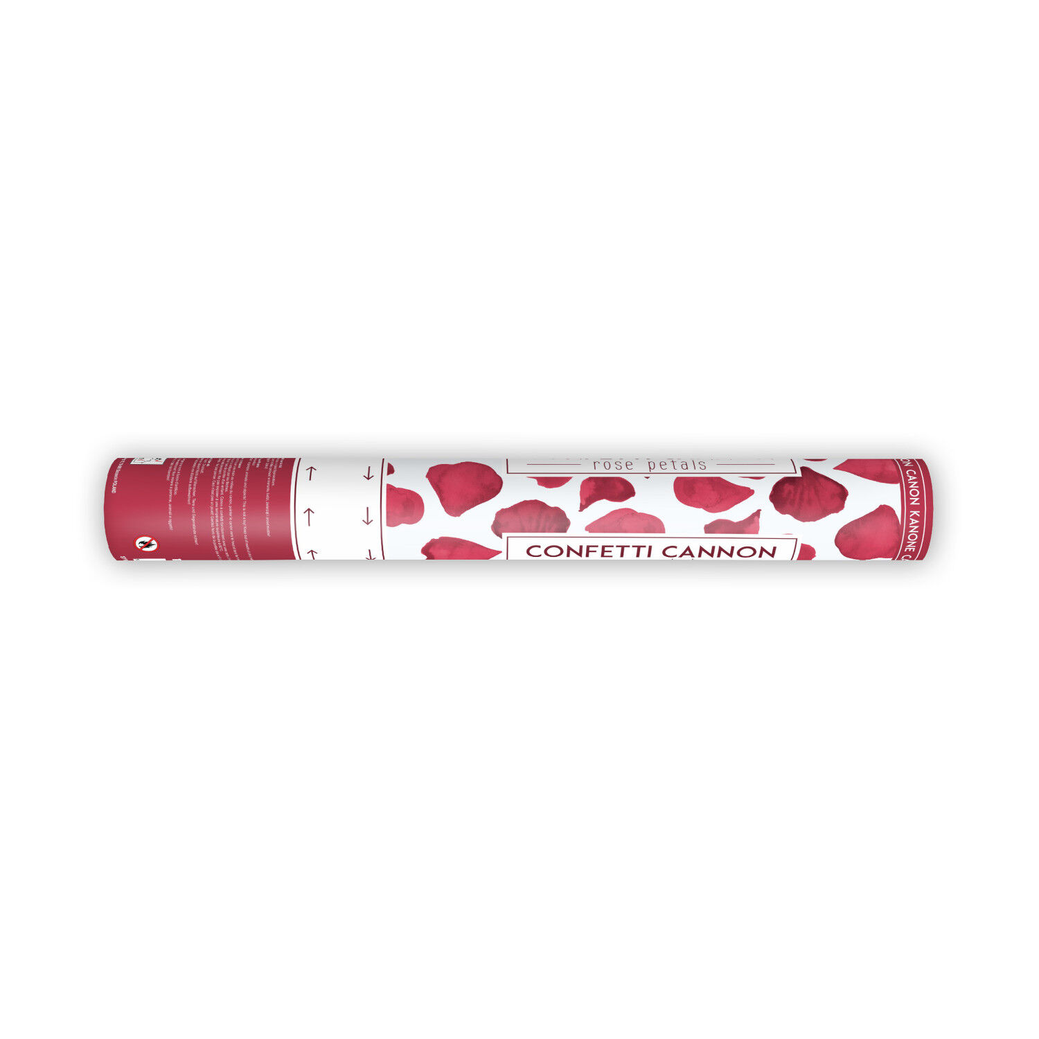 Konfettikanone mit k�nstlichen Rosenbl�ttern - Bordeaux-Rot, 40 cm Bild 2