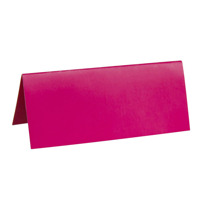 SALE Tischkarten, 3x7 cm, fuchsia, 10 Stck