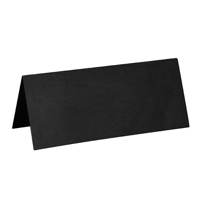 SALE Tischkarten, 3x7 cm, schwarz, 10 Stck