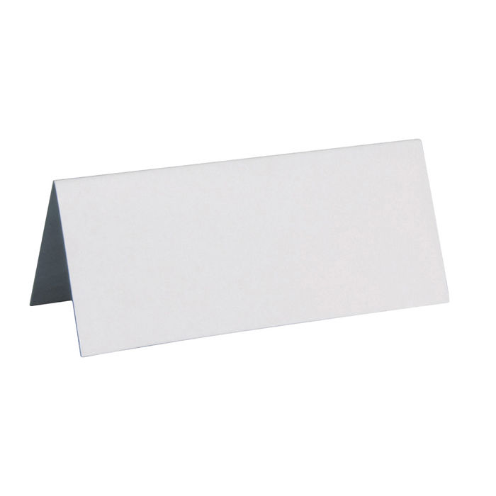 SALE Tischkarten, 3x7 cm, weiß, 10 Stück