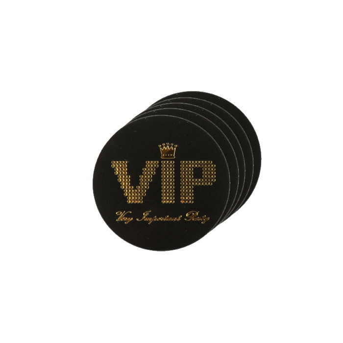 SALE Konfetti VIP,  3,5 cm, schwarz, 50 Stck