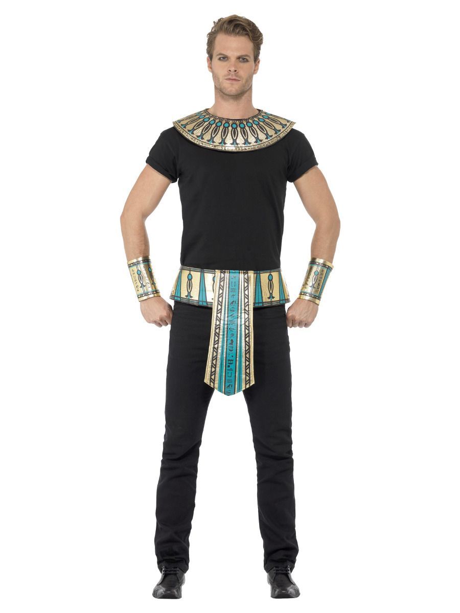 Ägyptisches Set, Gold, Mit Kragen, Armstulpen und Gürtel Bild 2