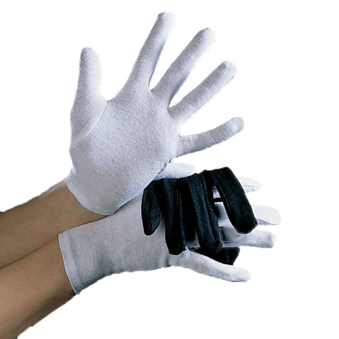 SALE Handschuhe Damengröße, Baumwolle, weiß S