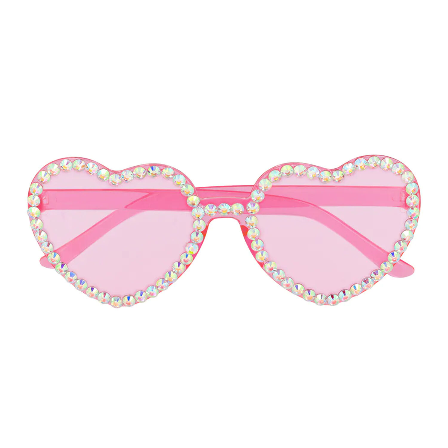 NEU Brille Herz, rosa mit Brillies Bild 2