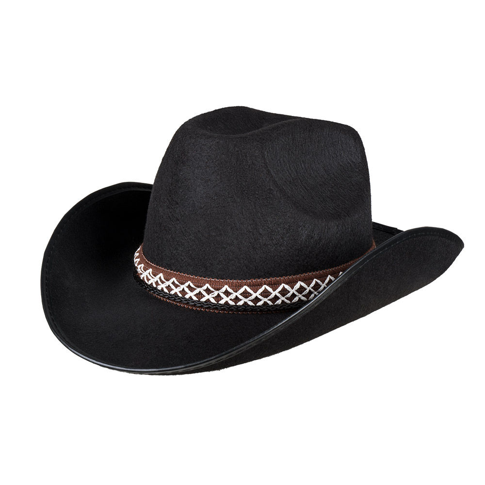 Hut Cowboy junior, schwarz, fr Kinder