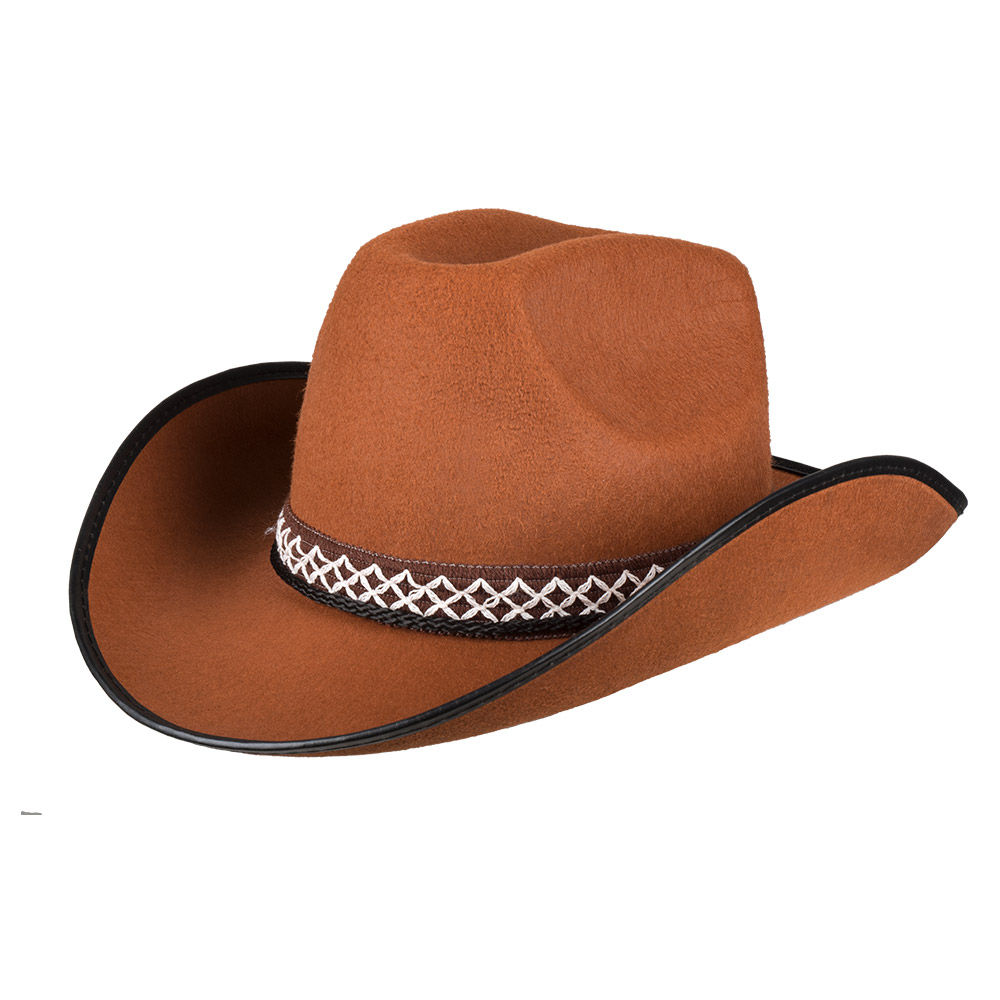 Hut Cowboy junior, braun, für Kinder - Kinder-Perücken & Kinder-Hüte  Kostüme & Zubehör für Kinder Kostüme & Verkleiden Produkte 