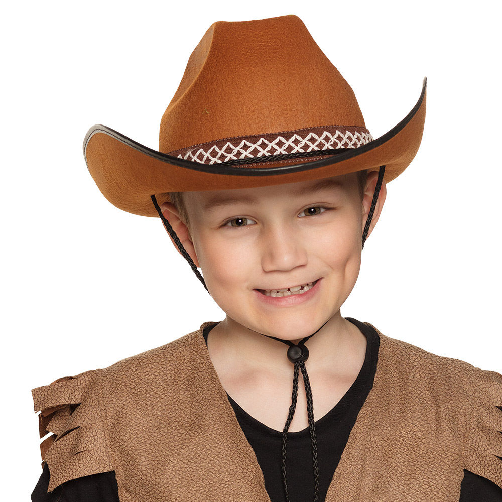 Hut Cowboy junior, braun, für Kinder Bild 2