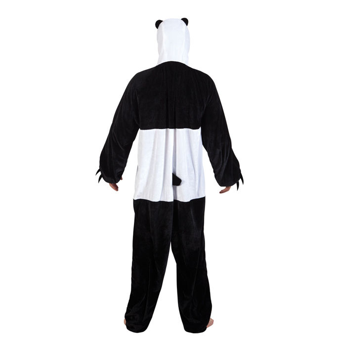 Damen- und Herren-Kostüm Overall Panda, Gr. M-L bis 180cm Körpergröße - Plüschkostüm, Tierkostüm Bild 3