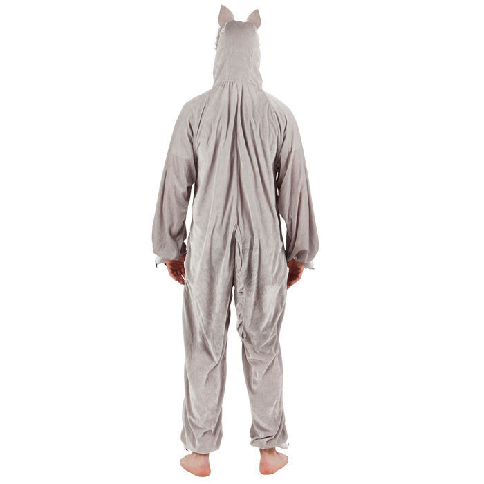 SALE Kinder-Kostüm Overall Wolf, Gr. M bis 140cm Körpergröße - Plüschkostüm, Tierkostüm Bild 2
