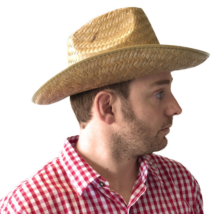 SALE Hut Cowboy Dallas aus Stroh, Einheitsgröße Bild 4