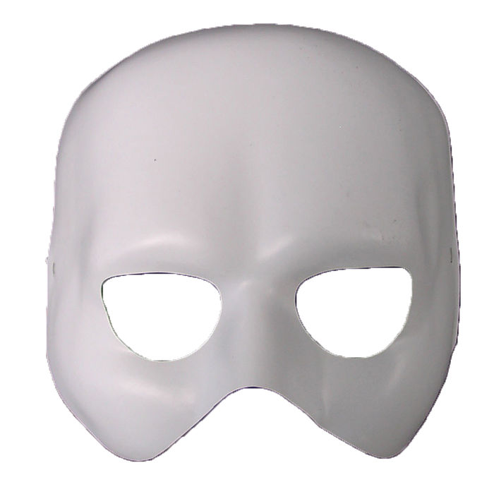 Maske Phantom, obere Gesichtshlfte, wei