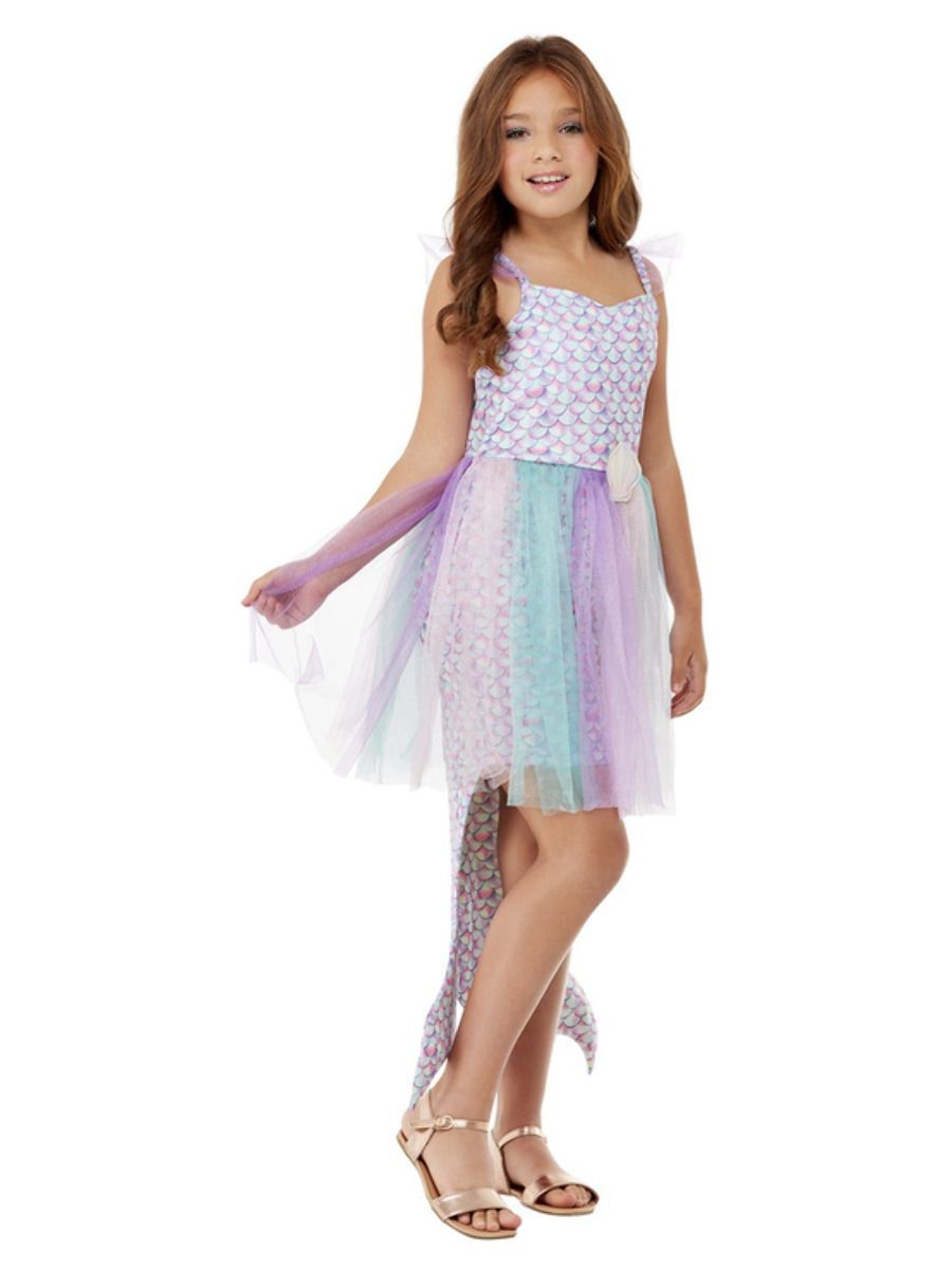 Muschel Meerjungfrau, Lila, Kleid, Größe: geeignet für 4-6 Jährige Bild 2
