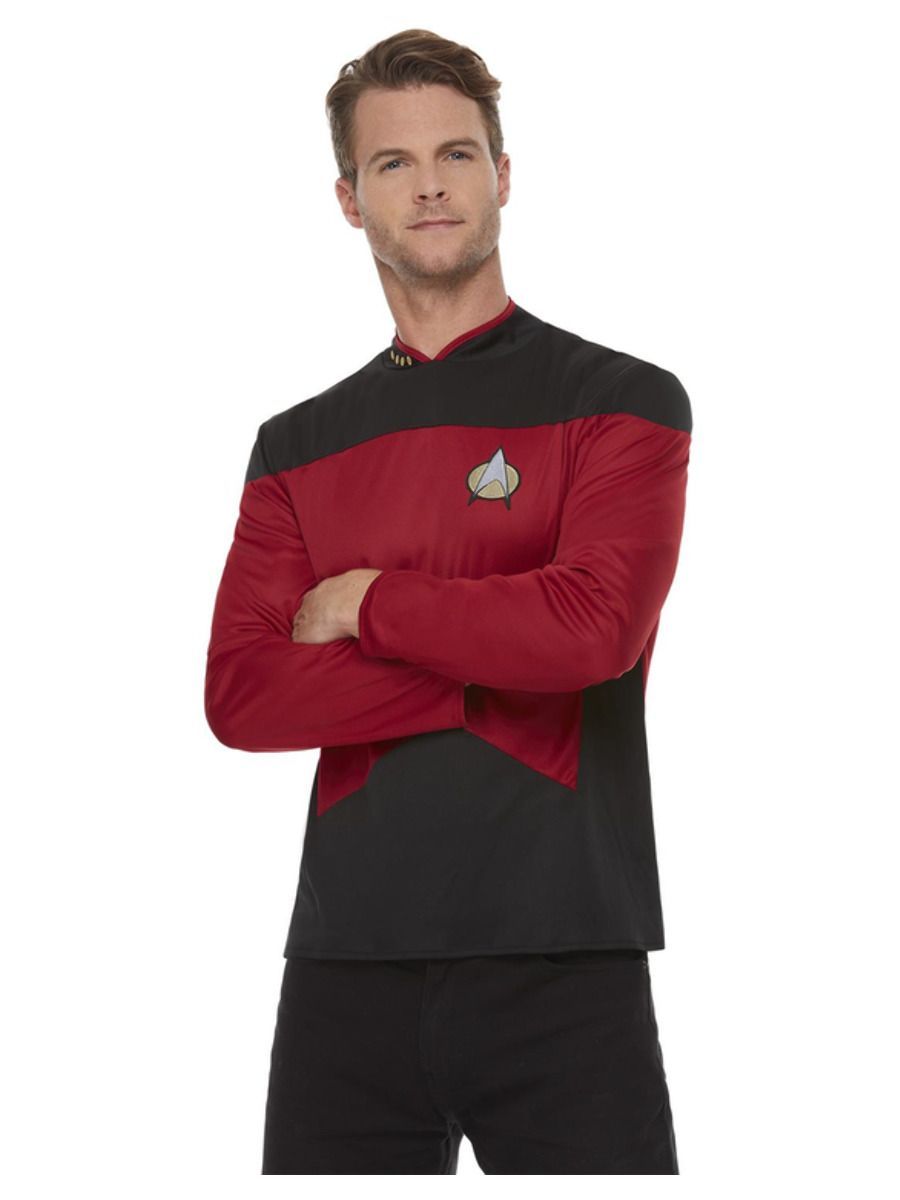 Star Trek-Kommandouniform, Das Nächste Jahrhundert, Kastanienbraun, Oberteil, Größe: S Bild 2