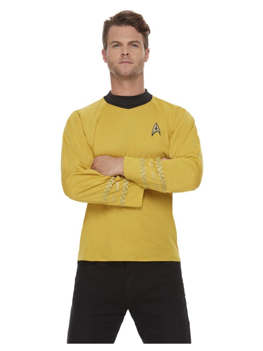 Star Trek, Kommandouniform, Raumschiff Enterprise, Gold, Oberteil, Größe: S
