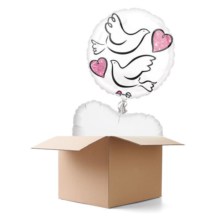 Ballon Flugkarten Zur Hochzeit Zwei Turteltauben Dein Online