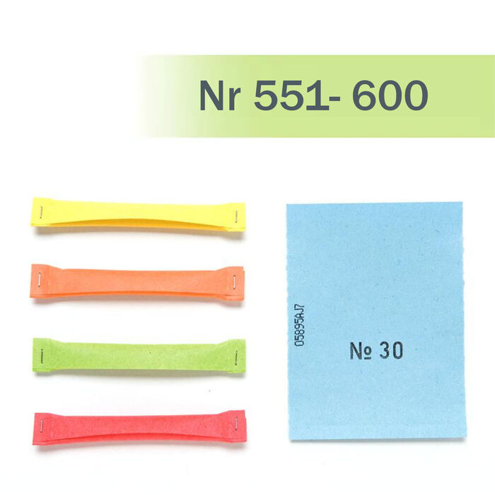 Everflag Tombola Lose 50 Stück - Nummeriert Von 151 Bis 200 Für Verlosungen