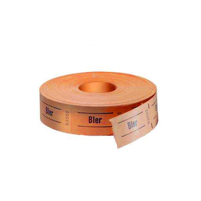 blau PARTY DISCOUNT Rollen-Gutscheine Wertmarke 1000 Abrisse 1 Rolle