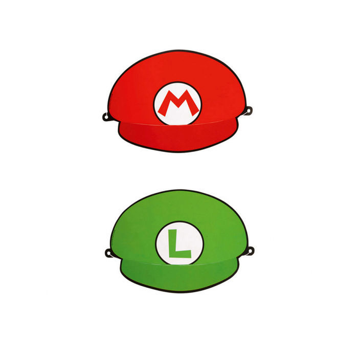 Mutze Super Mario Aus Papier 8 Stuck Jungen Party Super Mario