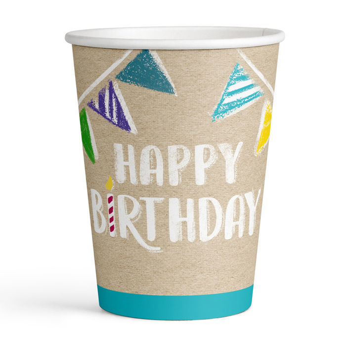God Bless Birthday Teller & Servietten – Bunte Party-Deko Für Den Geburtstag