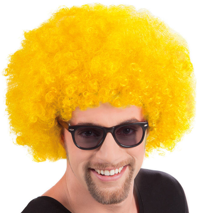 gelbe perucke