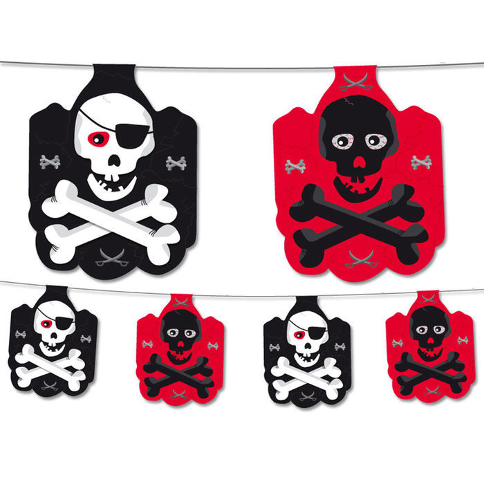 Wimpelkette Piraten Totenkopf 3 5 M Kinder Party Lustige