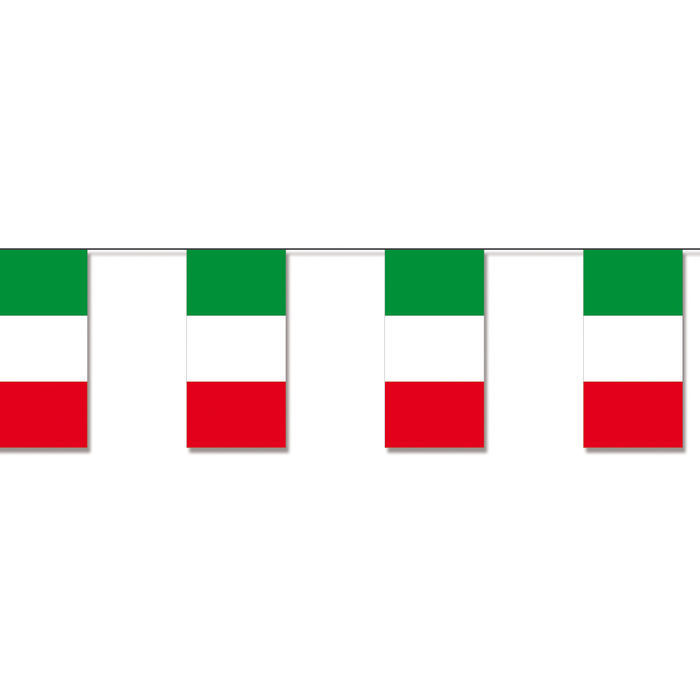 Fahnenkette Italien Flagge 4 M Italienisches Fest Motto Party Produkte Party Discount De