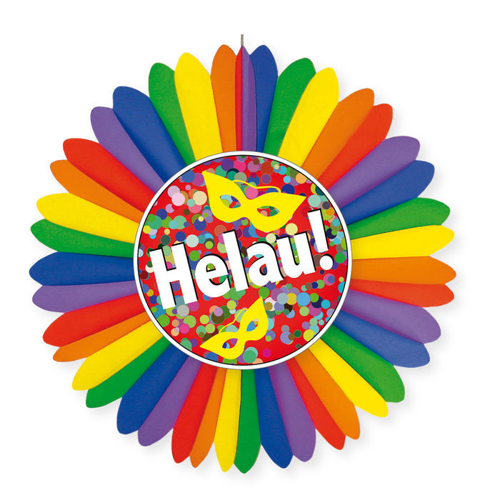 Höhe ca Wand-Deko Clown mit Trommel 60 cm Karneval Dekoration