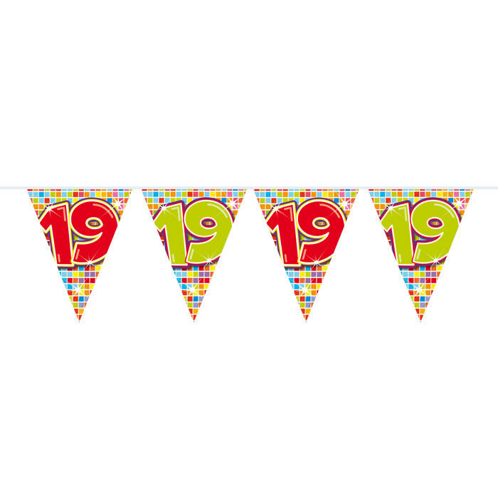 Ballon Bunt Luftballons Zahl 19 Geburtstag 8 St Deko Ballons