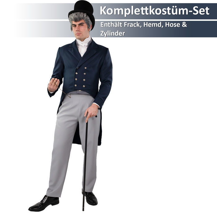 Herren Kostum Set Biedermeier Gr 50 52 Mittelalter Barock