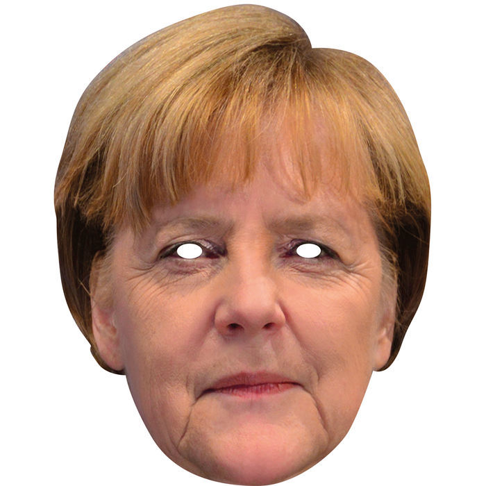 Sale Maske Angela Merkel Aus Pappe Masken Venedig Amp Ball Kostum