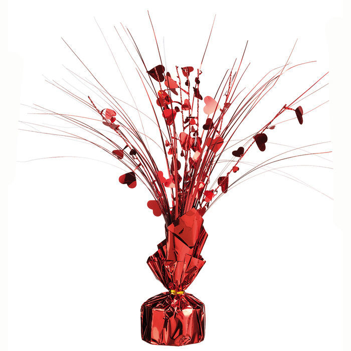 Sale Tisch Deko Herzen Aus Folie Rot 38 Cm Hochzeit Tischdeko