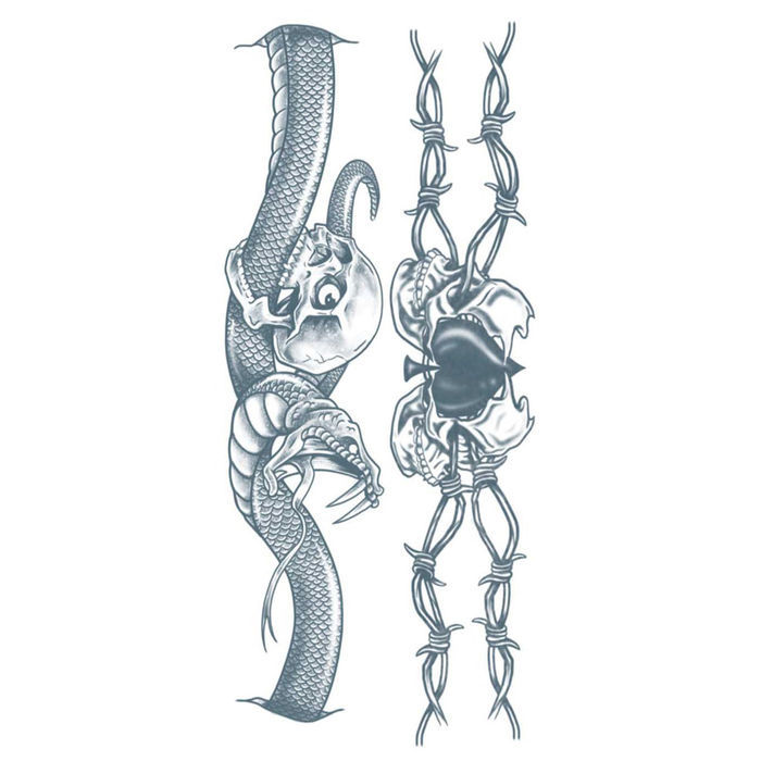 Tinsley Transfers Tattoo Armband Schlange - Tattoos & Piercings Schminke &  Co. Produkte - Party-Discount.de