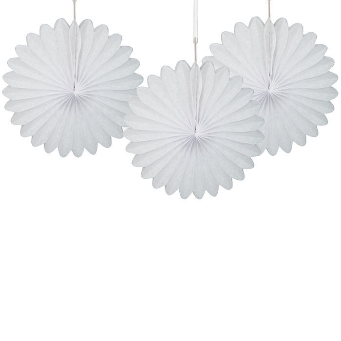 Neu Facher Rosetten Aus Papier Raumdeko Zum Aufhangen Fur Geburtstag Hochzeit Party Co Grosse Ca 15 Cm 3 Stuck Weiss Party Dekoration Weiss Festbedarf Nach Farben Motto Party Produkte Party Discount De