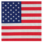 USA Tischserviette, 3 Farbig, 33 x 33 cm, 20 St�ck