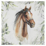 Serviette Pferd, 33 x 33 cm, 20 St�ck