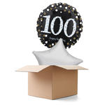 Ballongrsse H-Birthday Sparkling 100, 2 Ballons
