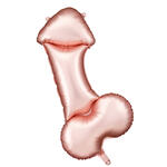 Folienballon Penis - 55,5 � 112 cm - Ros�gold