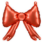 Folienballons Schleife - 25 � 25 cm - Rot - Set mit 5 St�ck