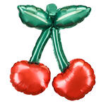 Folienballons Kirschen - 28 � 31 cm - Set mit 3 St�ck