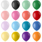 NEU Latex-Luftballons matt, 33cm Durchmesser, 100er-Pack, verschiedene Farben