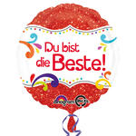 SALE Folienballon Du bist die Beste! 45cm