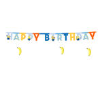 Girlande Happy Birthday / Geburtstag Minions - 50 � 153 cm