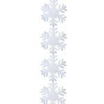 SALE Girlande Schneeflocke, Vliesstoff, wei, 180 cm