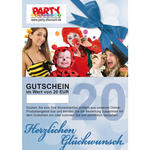 GUTSCHEIN Herzl. Glckwunsch Wert 20,00 EUR No.11