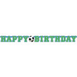 Girlande Happy-Birthday Fuball Party