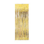 SALE SPARPACK Vorhang Lametta gold 240 x 92 cm 6 Stk.