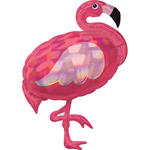 SALE Folienballon Pinker Flamingo, 71 x 83 cm