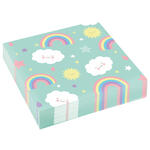 Servietten Regenbogen & Wolke, 33 x 33 cm, 20 St�ck