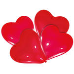 Luftballons Herz Form, rot, 10 Stck