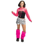 NEU Fellstulpen neonpink, mit Gummizug, schwarzlicht-geeignet